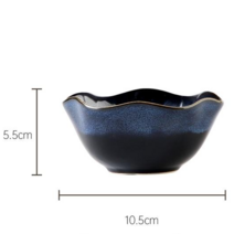 FREELIFE 그릇 스푼 세트 단반상기 도자기 홈 식기세트 BK-180, FREE, A blue bowl-592