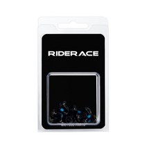 12Pcs 다채로운 자전거 디스크 브레이크 로터 Torx 볼트 M5X10MM T25 나사 MTB 스틸 고정, 02 Black, 12개
