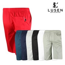 루센 어덜트 밴딩 면폴리 반바지 BLU20M503