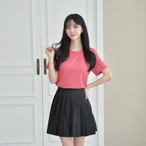 [바보사랑] 싱글 스판 라운드(반팔) 티셔츠