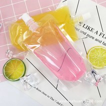 일회용 음료팩 스파우트 파우치 치어팩 업소용 육수보관팩 카페음료 포장 테이크아웃 밀봉팩, E.200ml-0.86구경 + 200세트개