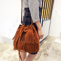 잔스클럽 태슬 인디언가방 패션 예쁜 가을가방 크로스 숄더백 인조가 태슬 20대 합성가 베이직