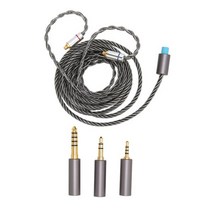 MMCX 2.5mm 3.5mm 4.4mm 교체 용 이어폰 케이블 UE900 TK200 T100 W10 W20 W30 젠하이저 IE300 IE600 IE900, 한개옵션0