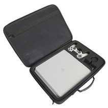PS4 플스4 가방 SHOCKPROOF 하드에 바 소니 프로 슬림 방수 운반 케이스 플레이 스테이션 4 프로와 호환, 기본개, PS4 PRO 범용 (빅백)