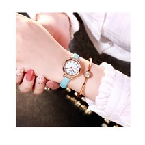 저비샵 DZG 여자 여성 학생 손목 시계 선물 CU896 작고 가벼운 부드러운 감성