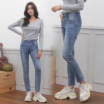 잘빠진 1877 슬림워싱데님 밑단컷팅 슬림일자