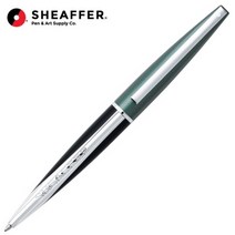 쉐퍼 타라니스 메탈 그린 CT 볼펜 (94462) 내장심-블랙F, 1개, 색상