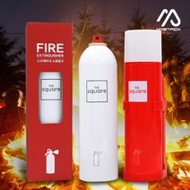 (모스트픽) 카니발 4세대 KA4 미니 소화기 K급 강화액 스프레이 자동차 캠핑 차박용, (모픽) 소화기_거치대레드