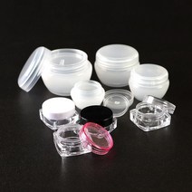 크림용기 여행용 화장품 공병 3g 5g 10g (100개묶음), 단지크림용기(100개), 투명