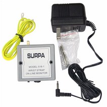 어스링온라인모니터 SURPA 518-1 정전기밴드모니터 손목띠 자동 경보장치
