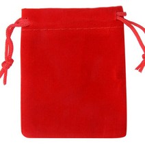 아크릴 전시케이스 장식장 쇼케이스 투명 상자 25 개/몫 7x9cm 보석 포장 벨벳 가방 선물 디스플레이 스토, 02 Red