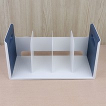 책상위 책장 이동식 간이 플라스틱 4칸 책꽂이 네이비