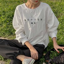 [조아맘] 베럴 바스락 맨투맨 티
