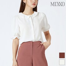 미쏘 프릴 포인트 블라우스 MIWBW9805A