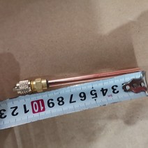 호환 냉동 예비 부품 에어컨 냉동 액세스 밸브 핀 밸브 차링 밸브 10 개 구리 튜브 11.7cm, 한개옵션0