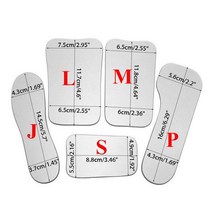 치과 Intraoral 사진 유리 거울 로듐 교합 2면 반사경 교정 미러, 06 set  5pcs