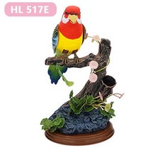 오락 전기 새 음성 제어 커플 앵무새 장난감 뮤지컬 까치 말하는 전자 애완 동물 모델 크리스마스 선물, 05 513GH