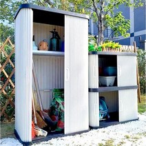 조립식판넬창고 펜트리 간이창고 방수 외부창고 정원캐비닛 공구함, D