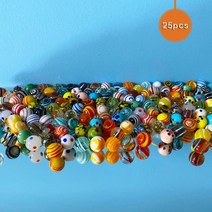 장식 볼 구 소품 벽 유리 슬 수정 가을 레트로 벽난로인테리어 인테리어벽난로 크리스탈 플라즈마 크리스마스오너먼트 물 키네틱아트 바다 아크릴 품 새로운 스탈 볼 침실 책상 수족관, 25pcs 무작위 색상