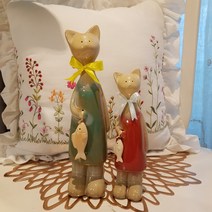 야옹이 인형 도자기 고양이 장식 인테리어 소품