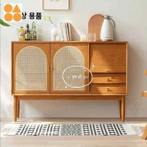 라탄인테리어 라탄수납장 라탄서랍장 거실서랍장, 라탄 120-35-90cm, 쌍문