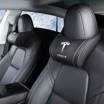 리오 테슬라 목쿠션 라텍스폼 모델3 모델S, 블랙
