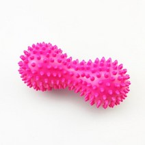 토구 트라택 땅콩 모양 마사지 요가 스포츠 피트니스 볼 내구성 pvc 스트레스 릴리프 바디 핸드 발 스파이크 마사지 트리거 포인트 발 통증, 로즈 레드