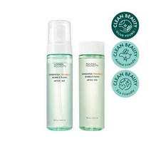 라운드어라운드 그린티 트러블 버블 폼 리필 세트 200ml 2개