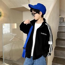CIUUC 소년 코트 봄과 가을 새로운 zhongda 어린이 봄 코트 어린이 스포츠 야구 정장 튀김 거리 조수 브랜드