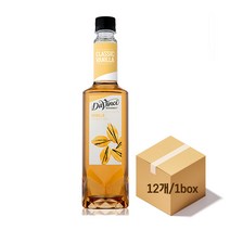 [다빈치] 바닐라시럽 750ml (12개1박스), 단품