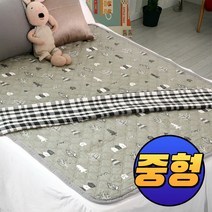 한일의료기 무자계 전기요 침대 전기매트 휴대용 전기장판, 무자계 하우스윌 카키 [중형]