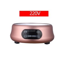 전기레인지 1구 하이라이트 전기 렌지 110V220V 히터 스토브 핫 쿠커 플레이트 우유 물 커피 차 난방 용광로 다기능 주방 기기핫티메이커, 220V gold