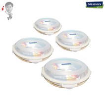 글라스락 원형플러스 / 유리밀폐용기 강화유리, 원형플러스 350ml