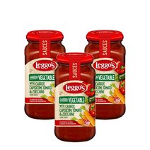 레고스 파스타 소스 가든 채소 500g Leggos Pasta Sauce Garden Vegetable, 3팩, 3개