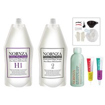 노른자 볼륨매직약 파마약 일반모 H400 1제400g 2제400g + 헤어에센스 150ml 1개 + 헤어앰플 옐로우13ml 1개 퍼플13ml 1개 + 파마도구 9종 세트