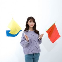 WXO109633(응원깃발)응원용품 운동회 파티용품 체육대회 게임, 그린