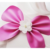 (완제품 12시주문시 당일출고)나비리본 발렌타인 장식리본 대왕리본 가게 인테리어 장식, 넓이20cm, 보라