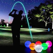 제이스 밝게 빛나는 고반발 LED 골프공 야간라운딩 발광골프공 6종 컬러, 그린, 1개, 1개