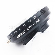 CRX-LM crx 마운트 렌즈-m lm 렌즈 어댑터 링-leica m m9 m8 m7 m6 m5 카메라 techart LM-EA7, 한개옵션0