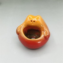 다육이화분 귀여운 마우가니 화분 핸드메이드 컬러풀 시멘트 냄비 미니 다육 분재 정원 홈 오피스 장식, [07] 주황색