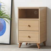 미니 3단 이케아 서랍장 400 신혼 원룸 협탁 자취방 거실 침실 수납장, A2123, 다크엘다