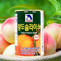 펭귄 황도 슬라이스 400g 정말맛나요, 1개