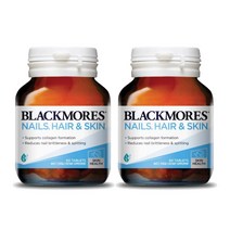 블랙모어스 네일(손발톱) 헤어(머리카락) & 스킨(피부) 60정 X 2개, 1세트