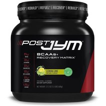 Post JYM 액티브 매트릭스 - BCAA 글루타민 크레아틴 HCL 베타알라닌 등이 함유된 운동 후 섭취 보충제 천연 레몬 라임 맛 30회 분량 0.6kg, Fruit Pun, 1.3 Pound [Pack