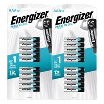 에너자이저 맥스플러스 AAA 건전지, 단품, 2개