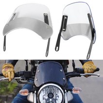 스쿠터윈드스크린 오토바이윈드스크린 호환 레트로 오토바이 5 