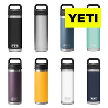 YETI 예티 램블러 18oz 약530ml 스텐 진공 보온 텀블러 다양한 색상 핫샷캡 보온병, White