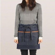 제이케이유통 공방용앞치마 데님 앞치마 랩형