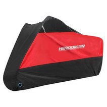 오토바이 엔진 부품 기타 액세서리 스쿠터용 방수 방진 차단 패브릭 커버 야외 및, 4XL for 2301-2600mm+002Red