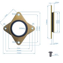 지옥의계단 스테퍼 4PCS NEMA 17 스테퍼 스틸 및 고무 진동 댐퍼 3D 프린터 Creality CR-10 Ender, 한개옵션0